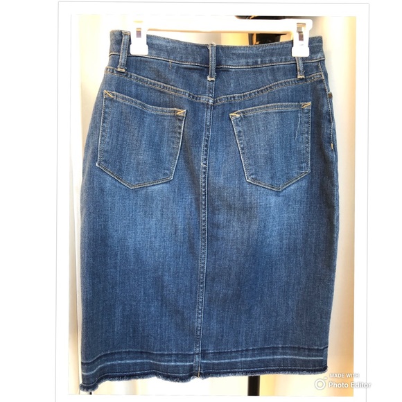 Denim midi skirt - Picture 2 of 3